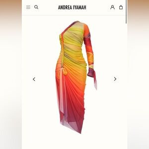 ANDREA IYAMAH Vibrant Multicolor Dress | Poshmark