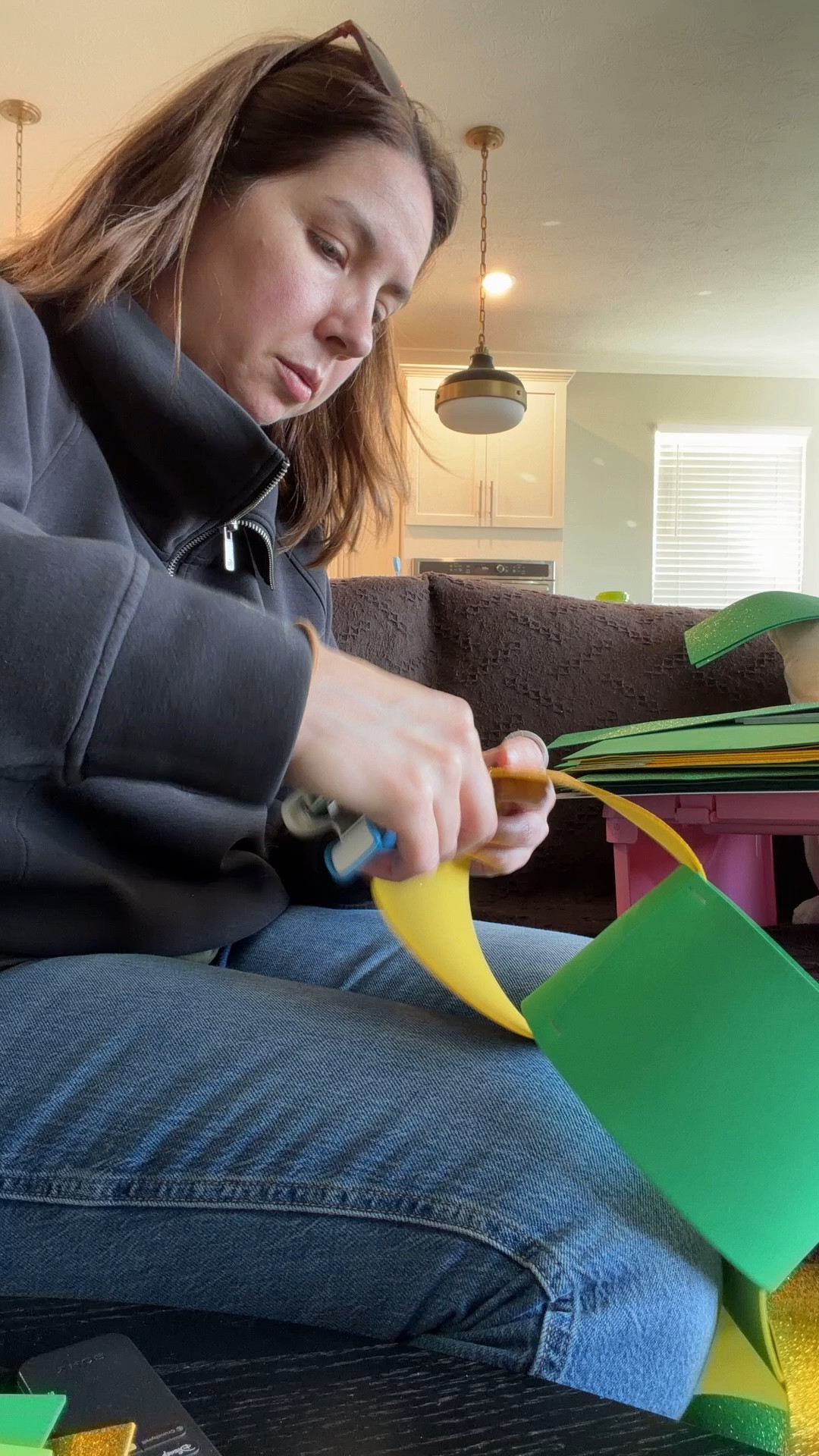 Let’s make a porch paper chain!  
St. Patrick’s Day Style
#paperchains #party #porchdecor #stpatricksday


#LTKHome #LTKFestival #LTKSeasonal