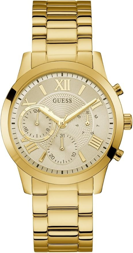 Guess Classic Gold-Tone Stainless Steel Bracelet Watch | Amazon (US)