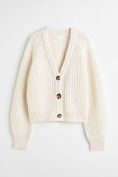 Cardigan mit V-Ausschnitt | H&M (DE, AT, CH, NL, FI)