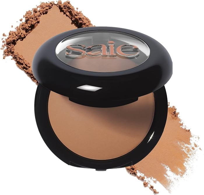Saie SuperSuede Radiant Baked Bronzer Powder - Hydrating, Long-Lasting + Blurring Powder Bronzer ... | Amazon (US)