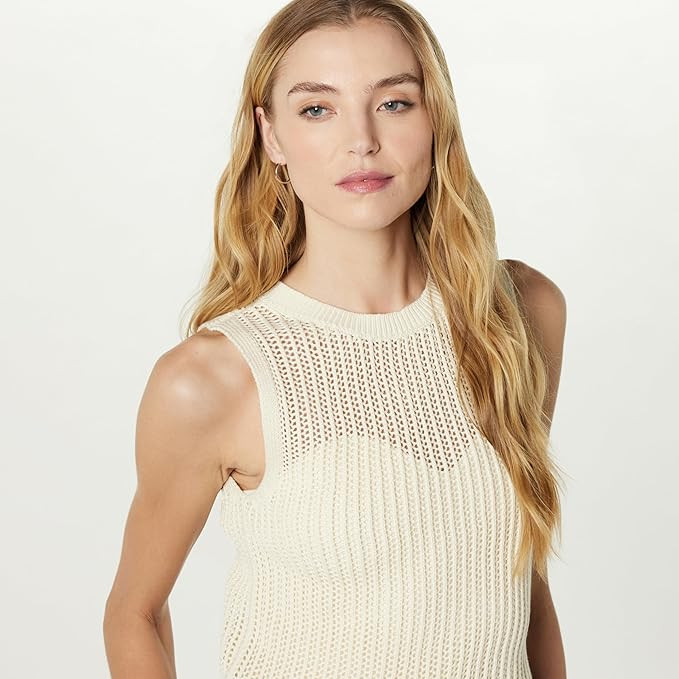 The Drop Women's Mora Sleeveless Crochet Top | Amazon (US)
