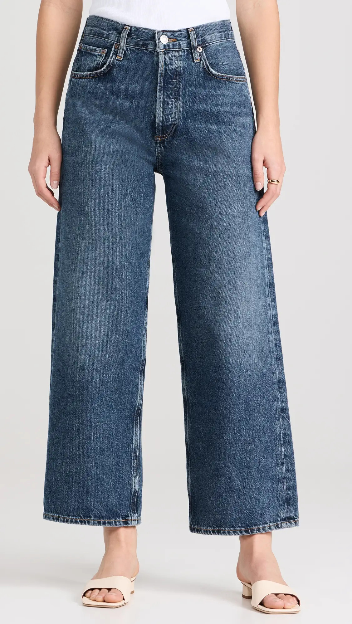 AGOLDE Ren: High Rise Wide Leg Jeans | Shopbop | Shopbop