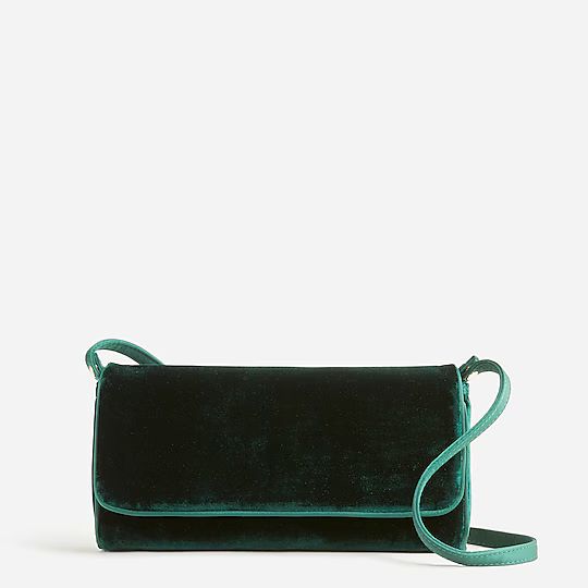 Florence convertible clutch in velvet | J.Crew US