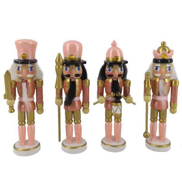 Rose Gold 5 inch Nutcracker Ornaments Set of 4 -by Nutcracker Ballet Gifts - Walmart.com | Walmart (US)