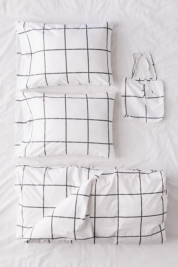 Distressed Check Duvet Set | Urban Outfitters (US and RoW)