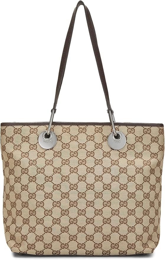 Amazon.com: Gucci, Pre-loved Original GG Canvas Eclipse Tote, Brown : Amazon Luxury | Amazon (US)