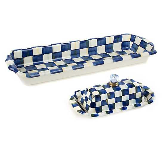 Royal Check Bread & Butter Hostess Set | MacKenzie-Childs