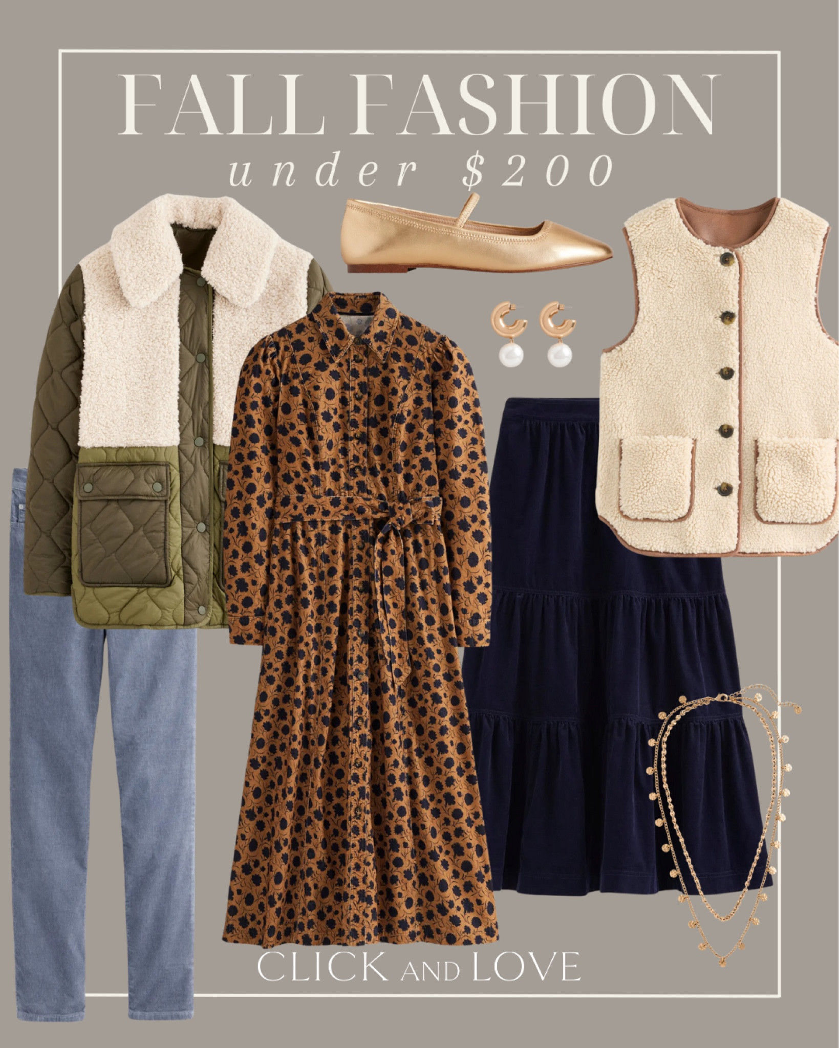 Fall fashion finds under $200 from Boden! I can’t get over how adorable this Sherpa vest and coat are. Definite closet staples you will want to pull for year after year! 

Casual fashion, out to brunch, brunch outfit inspo, ootd, gold accessories, jewelry, necklace, Women’s fashion, fashion, fashion finds, outfit, outfit inspiration, clothing, budget friendly fashion, fall fashion, wardrobe, fashion accessories, corduroy maxi skirt, corduroy jeans, work wear, midi dress, gameday attire, fall photo shoot, gold Mary Jane’s, women’s shoes, ballet flats, statement earrings, gilet, midi shirt dress, tiered skirt

#LTKFindsUnder100 #LTKStyleTip #LTKSeasonal
