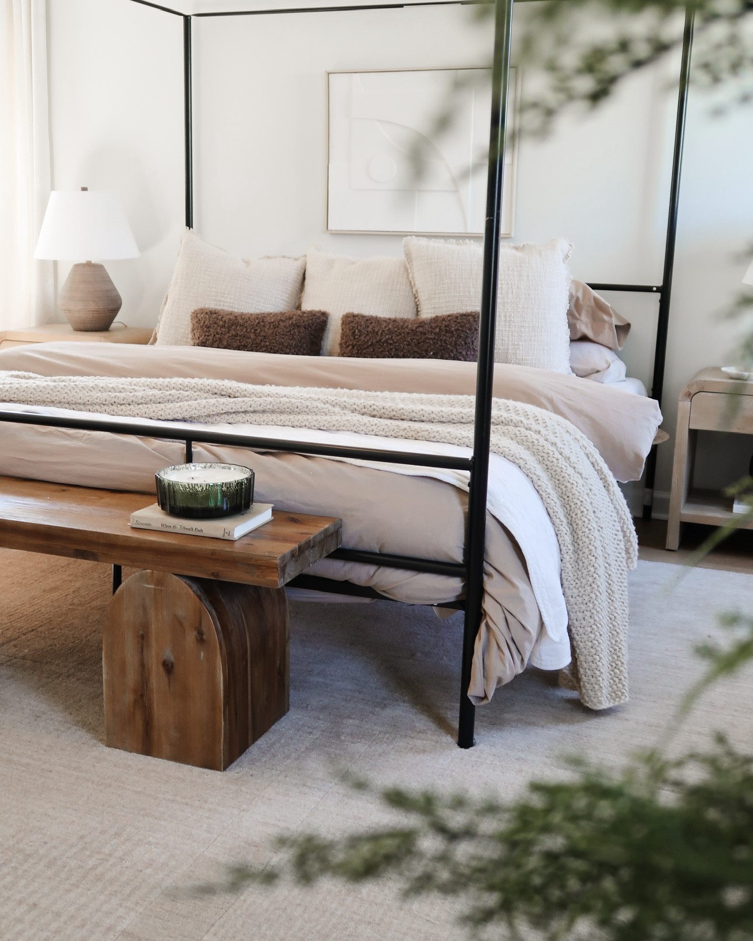 My cozy bedroom for the holidays! 🌲❤️ I absolutely loveeee to add touches of holiday decor to our primary bedroom for the Christmas season! Makes everything feel soooo cozy!

#LTKHome #LTKSeasonal #LTKStyleTip