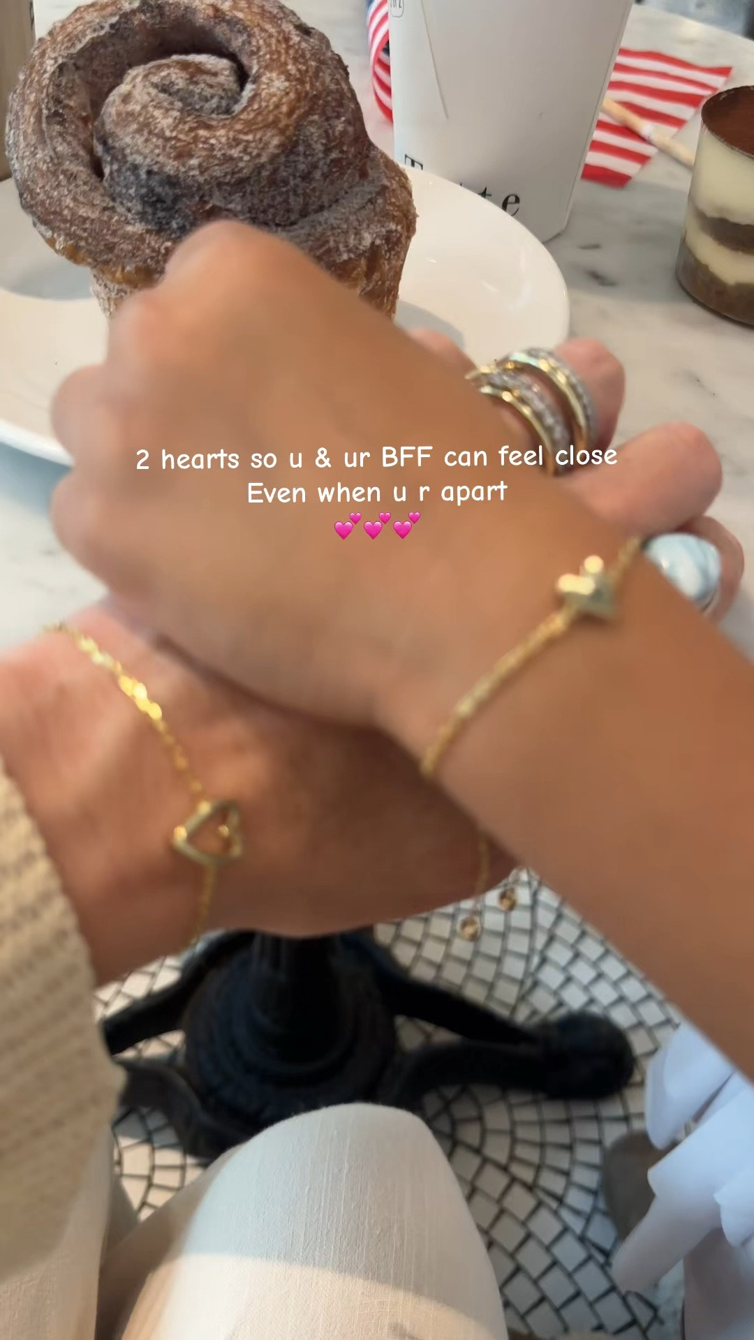 💕This mommy and me or in my case MiMi and me set was perfect for my granddaughters little arm. These bracelets are adjustable so that it fits my wrist comfortably and her small wrist as well. 
They are lightweight, 14 k gold overlay, and fits most any size. 2 bracelet sets but you can get a 3 or even 4 set for multiples. It’s not too early to think about Christmas so don’t miss out on these cuties.

#LTKmomlife #LTKBeauty #LTKKids