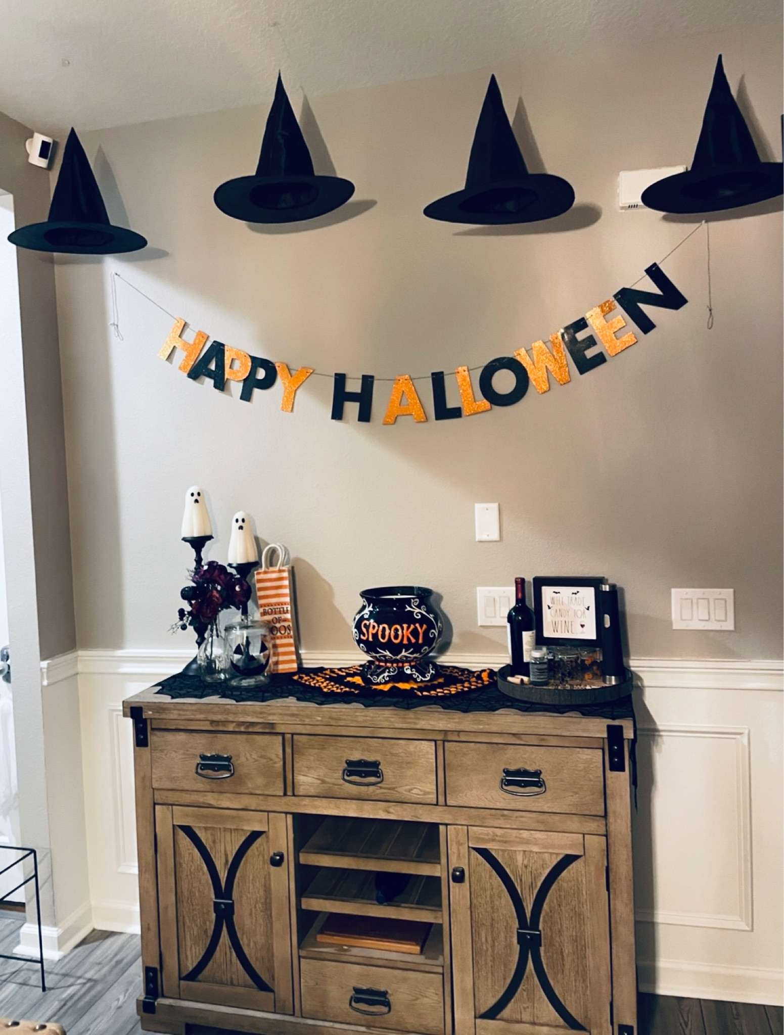 Happy 👻 Halloween! If you haven’t already grabbed a set of the floating witch hats to add to your Halloween decorations , you must get them! Use them year after year! #halloween 

#LTKSeasonal #LTKHalloween