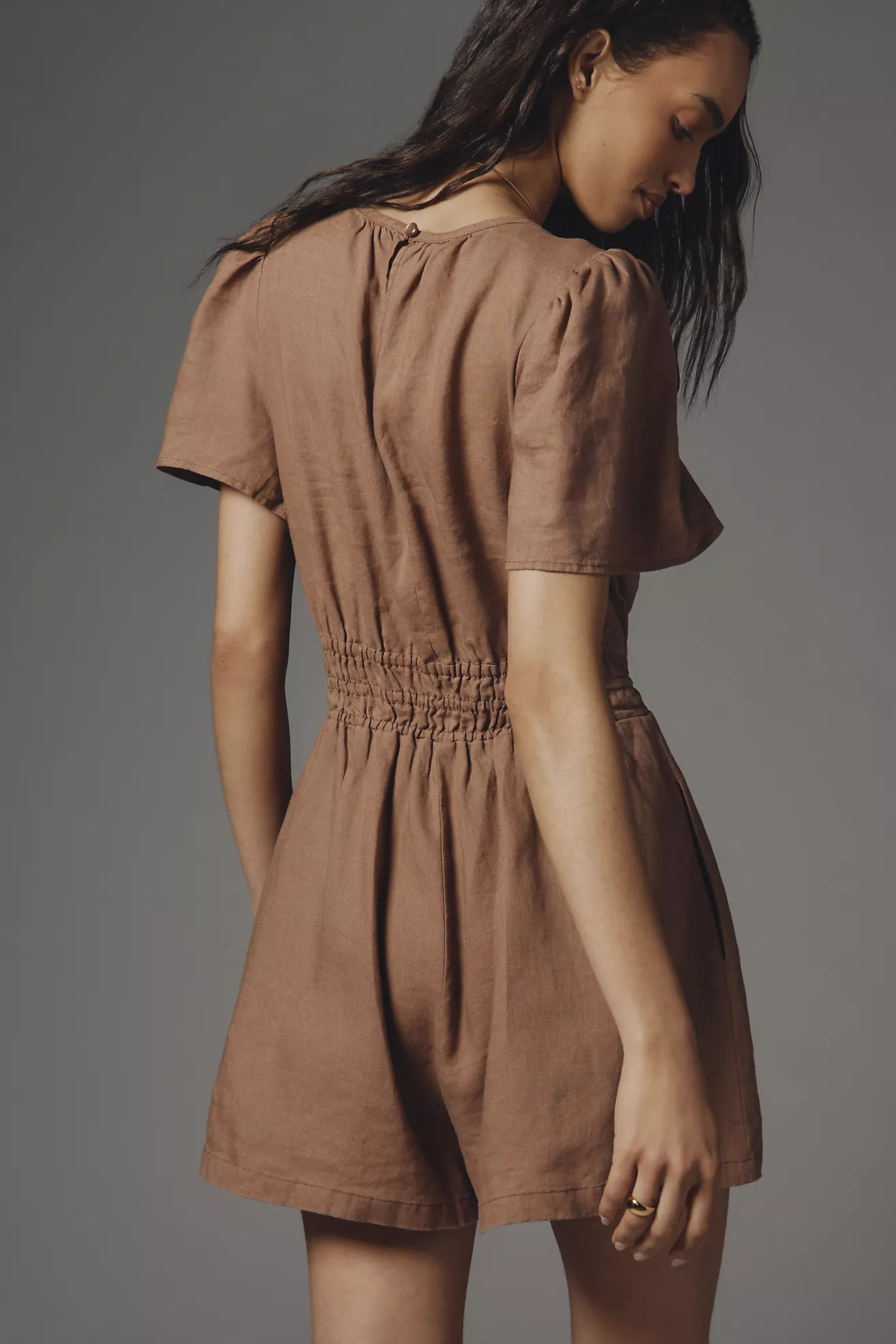 The Somerset Romper: Linen Edition | Anthropologie (US)