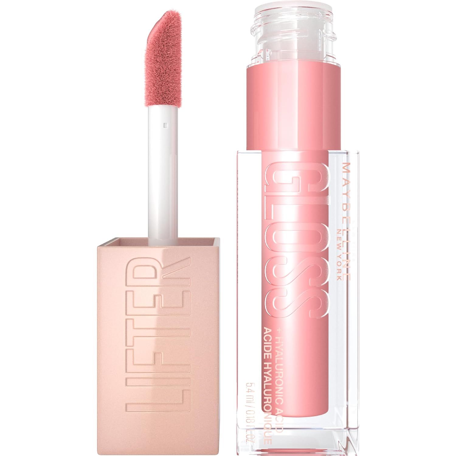 Maybelline Lifter Gloss, Hydrating Lip Gloss with Hyaluronic Acid, High Shine for Plumper Looking... | Amazon (US)