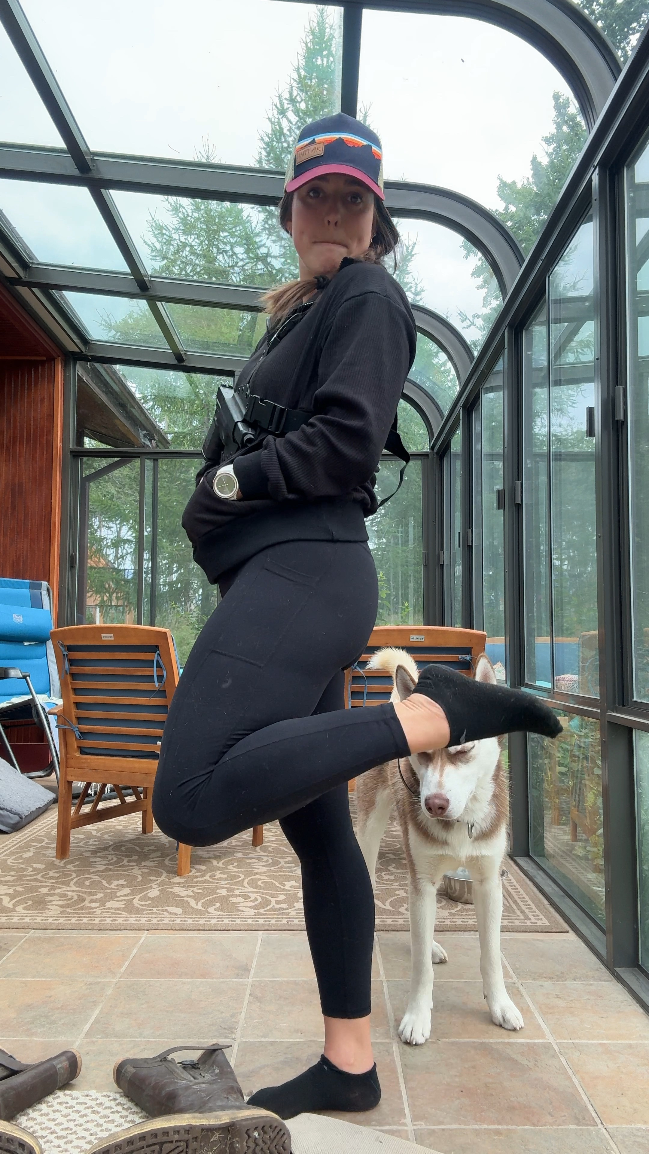 back in black 😆 ribbed 1/4 zip on sale! 

#LTKActive #LTKSaleAlert #LTKFindsUnder50