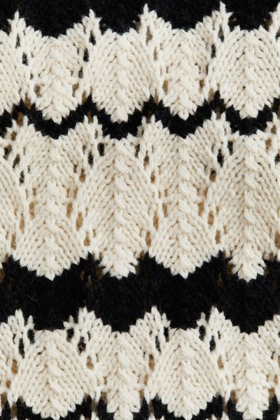 Langes Kleid in Pointellestrick | H&M (DE, AT, CH, NL, FI)