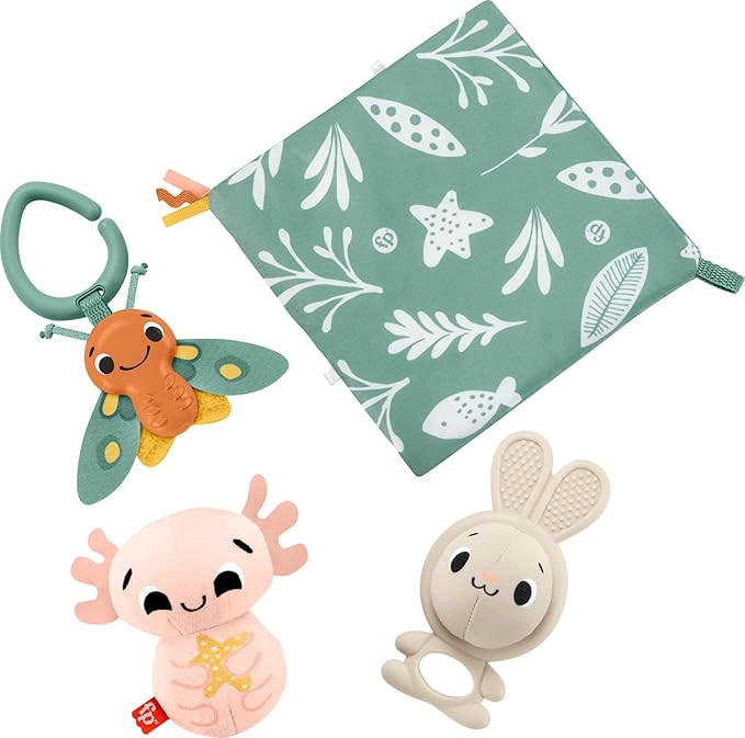 Fisher-Price Baby Toys So Many Senses Set, 4 Sensory Activities for Developmental Play for Newbor... | Amazon (US)