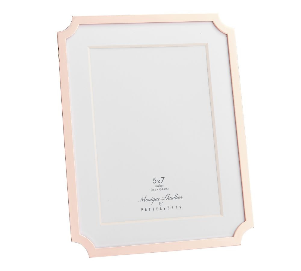 Monique Lhuillier Marlowe Frame, 5x7 - Rose Gold | Pottery Barn (US)