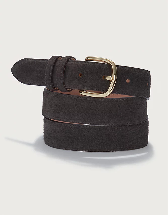 Suede Stitch Belt | New In Shoes & Accessories | The  White Company | The White Company UK & ROW