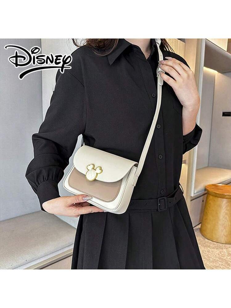 Disney 2025 New Disney Mouse Fashionable Casual Shoulder Crossbody Bag, Versatile Retro Style Ladies' Square Purse, Gift For Valentine's Day, Holiday, Birthday | SHEIN
