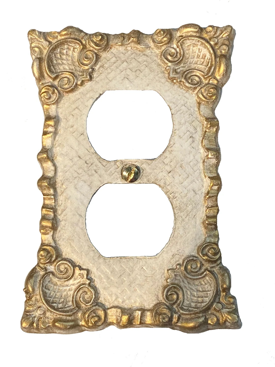 Metal Ornate Elegant Outlet Cover Plate Shabby Chic Outlet - Etsy | Etsy (US)