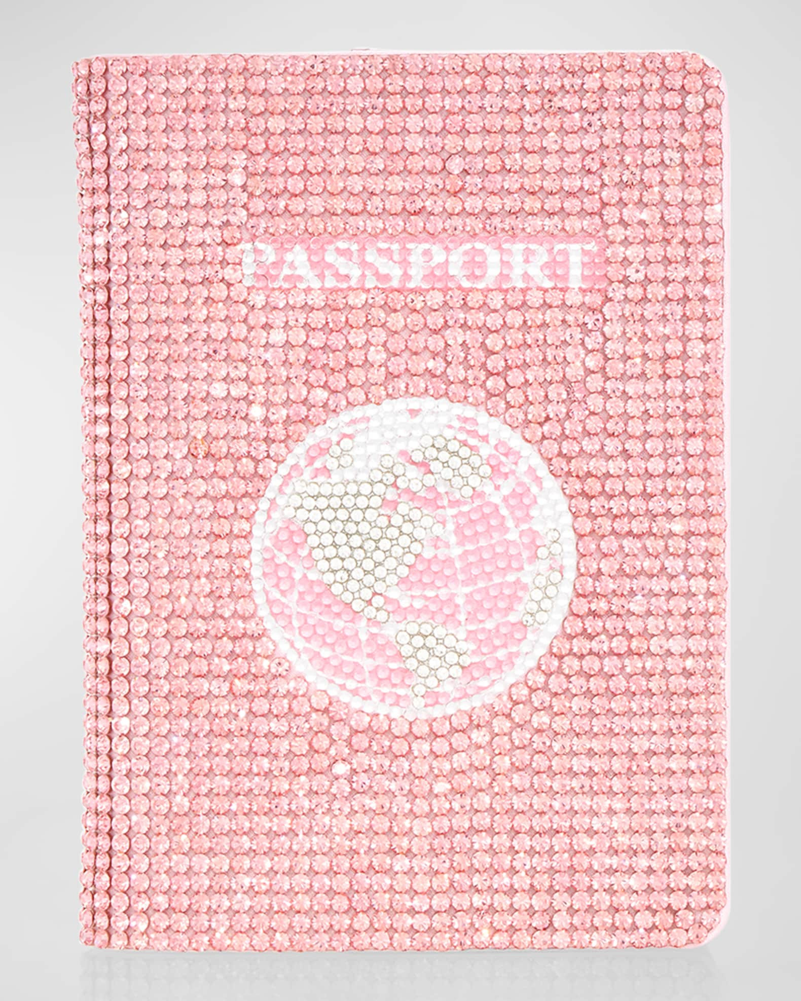 Allover Crystal Passport Holder | Neiman Marcus