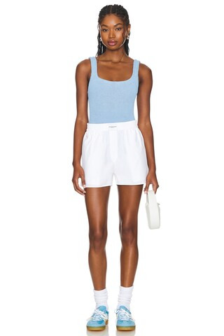 Square Neck One Piece in Cornflower | Revolve Clothing (Global)