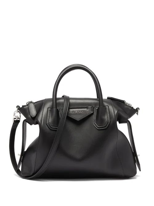 Givenchy - Antigona Soft Small Leather Bag - Womens - Black | Matches (US)