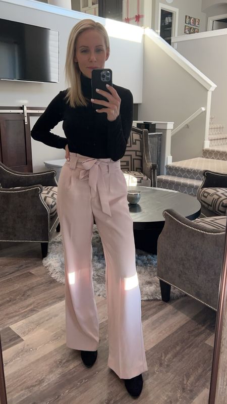My pants are sold out but I linked similar ones in pink and other colors all for good prices! 

#paperbagpants 
#paper bag pants 
#womens pants
#womensfashion 
#workwear 
#express
#amazon 
#dillards 
#black booties 

#LTKover40 #LTKparties #LTKsalealert