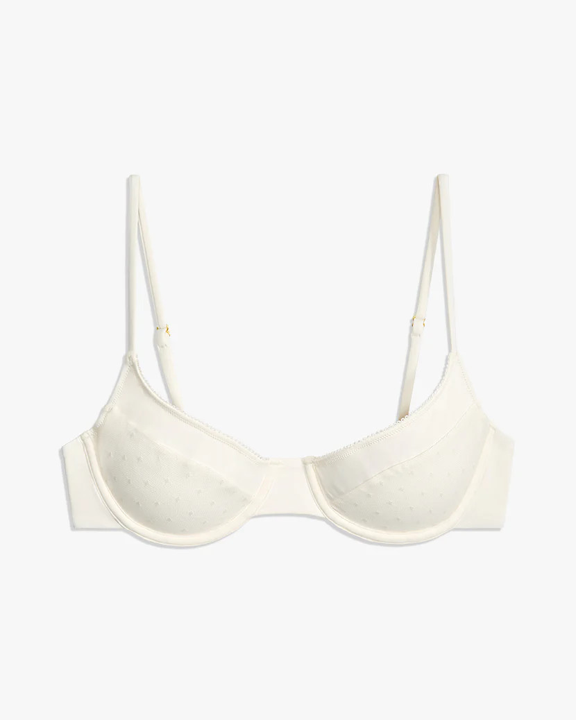 Vintage Demi Swiss Dot Bikini Top | We Wore What