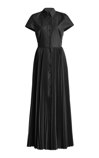 The Meghan Pleated Cotton Poplin Maxi Shirt Dress | Moda Operandi (Global)