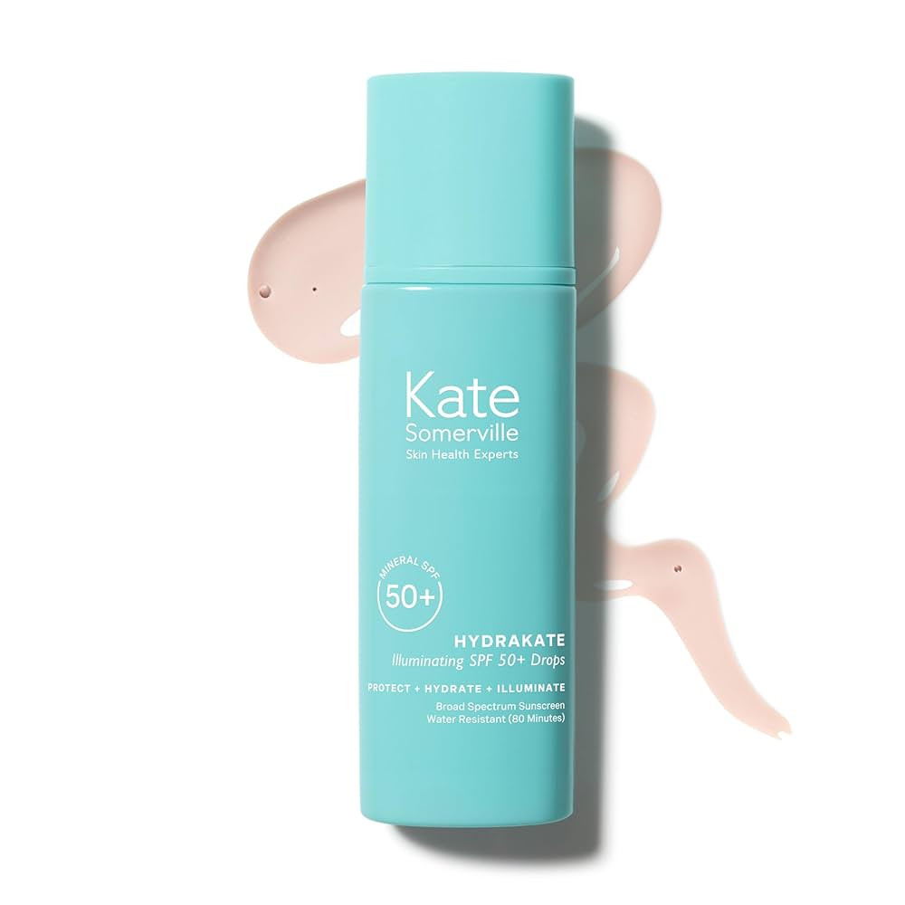 Kate Somerville HydraKate Illuminating Sunscreen Drops – Tinted SPF 50+ Mineral Sunscreen with ... | Amazon (US)