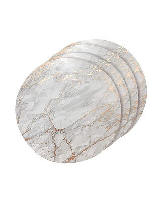 Dainty HomeMarble Cork Place Mats, Washable Placemats | Macy's