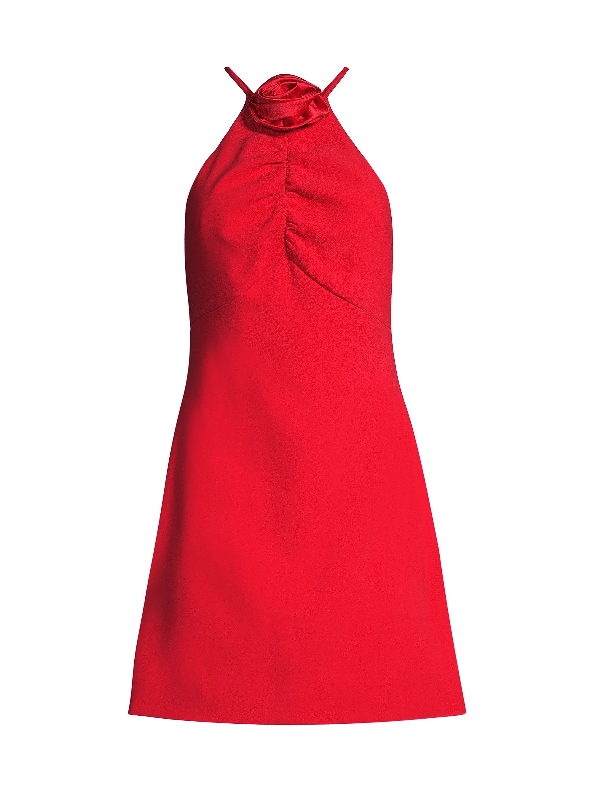 Carro Flower Appliqué Minidress | Saks Fifth Avenue