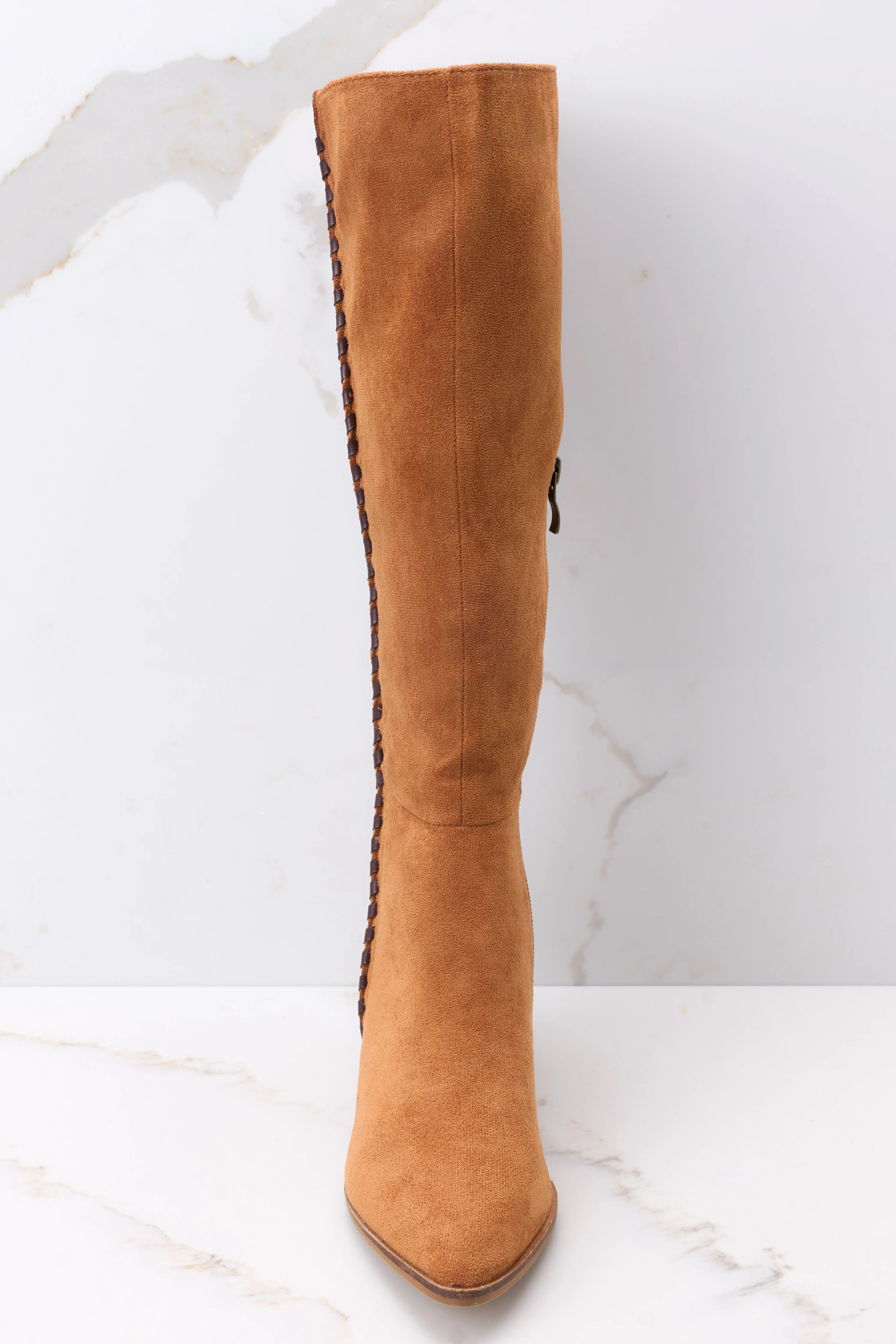 Go Get 'Em Tan Boots | Red Dress 