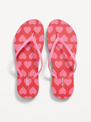 Patterned Flip-Flop Sandals for Women | Old Navy (US)