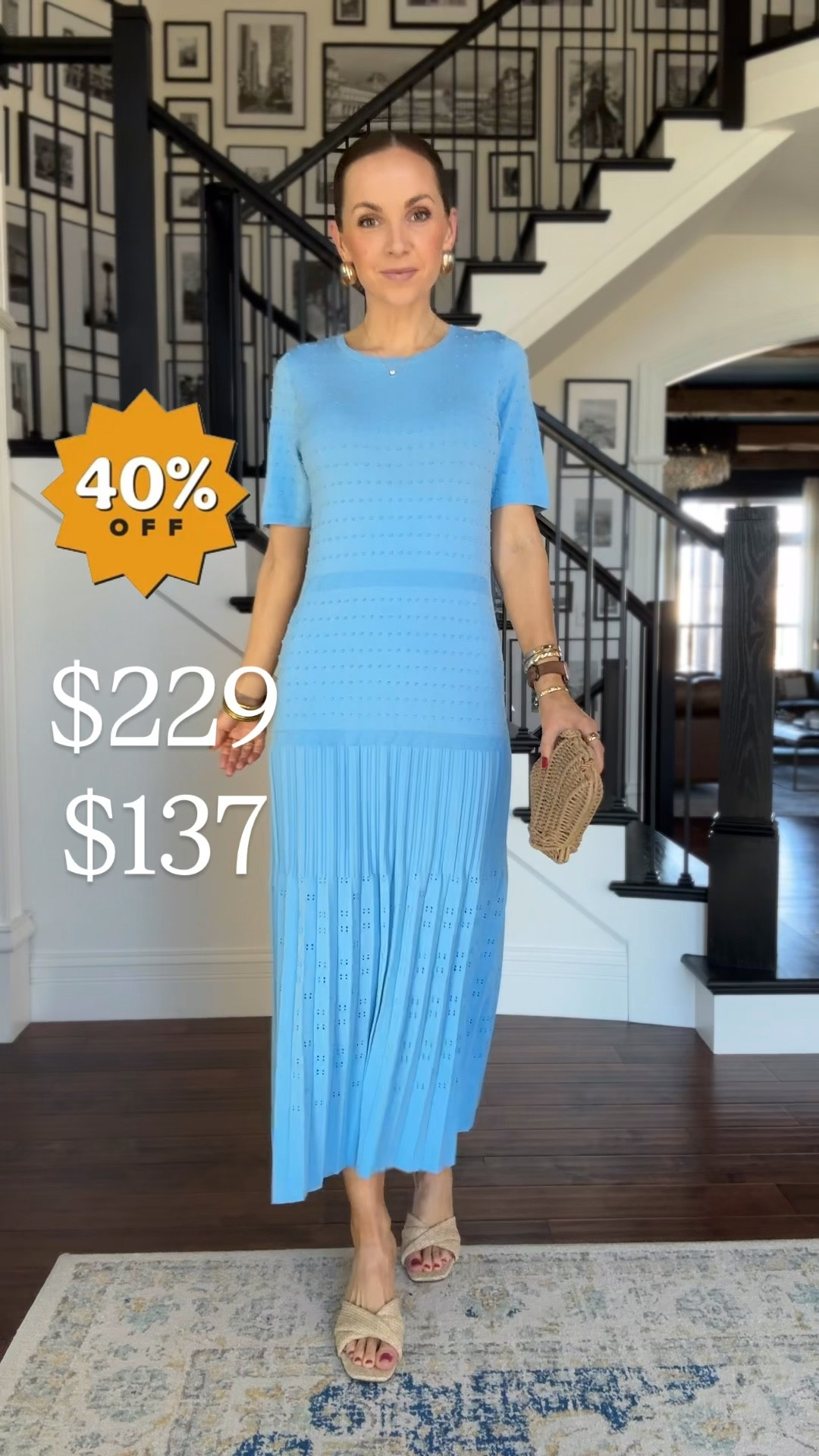 40% off this #AnnTaylor dress! Sale ends tomorrow - I’m in a small. Size up if you don’t want it super tight