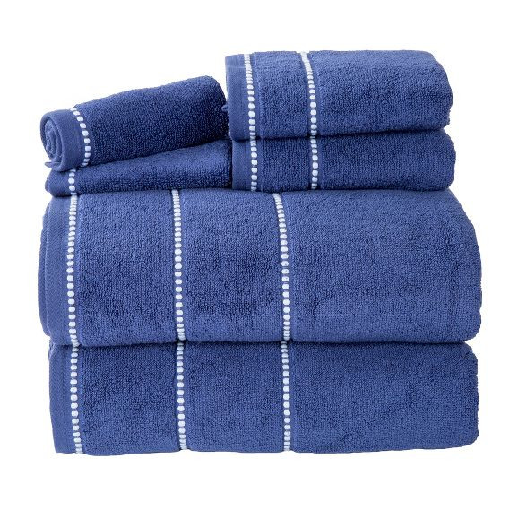 6pc Solid Bath Towel and Washcloth Set - Yorkshire Home | Target