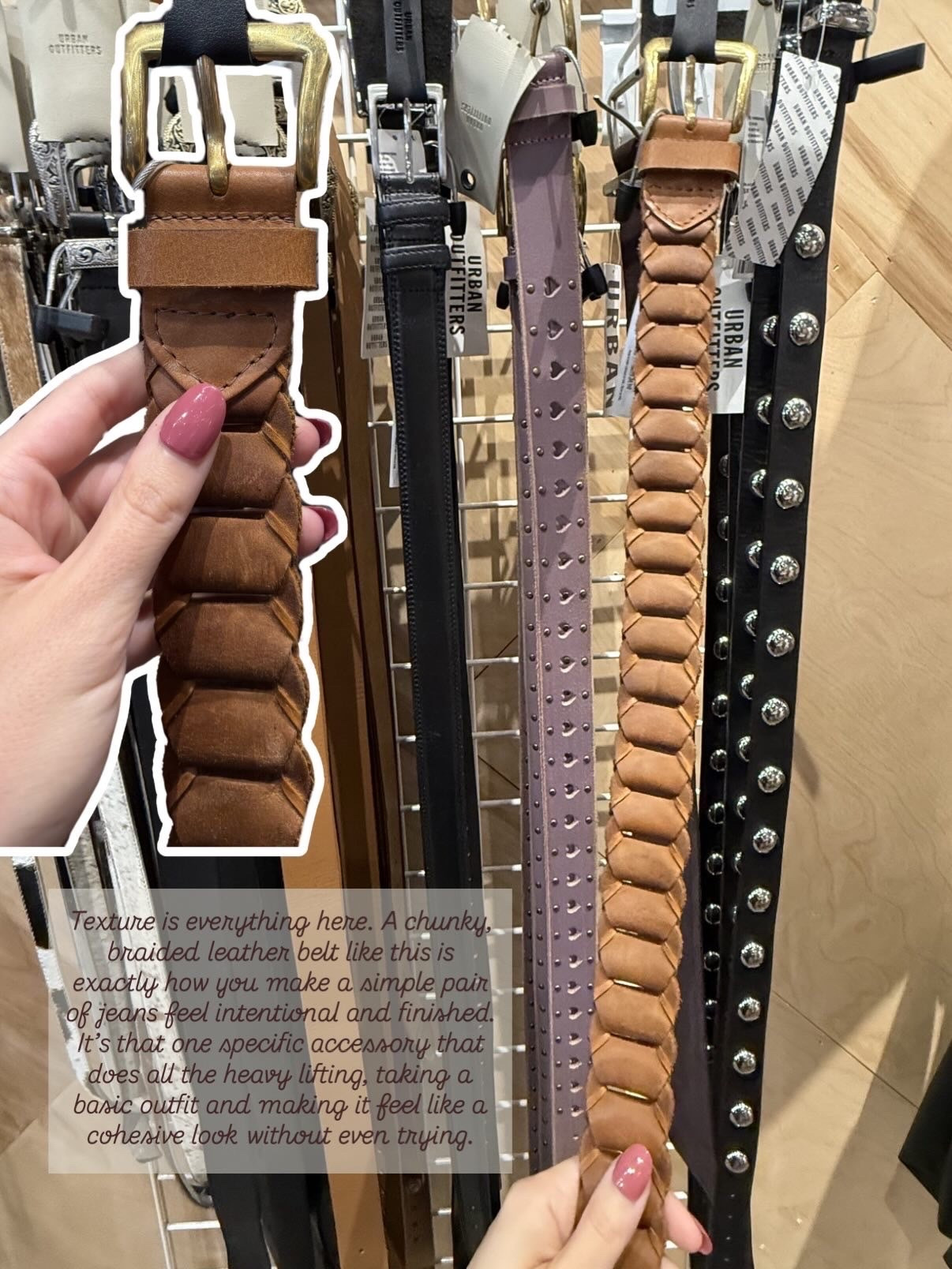 Texture is everything here. A chunky, braided leather belt like this is exactly how you make a simple pair of jeans feel intentional and finished.
It's that one specific accessory that does all the heavy lifting, taking a basic outfit and making it feel like a cohesive look without even trying.

#LTKSeasonal #LTKPetite