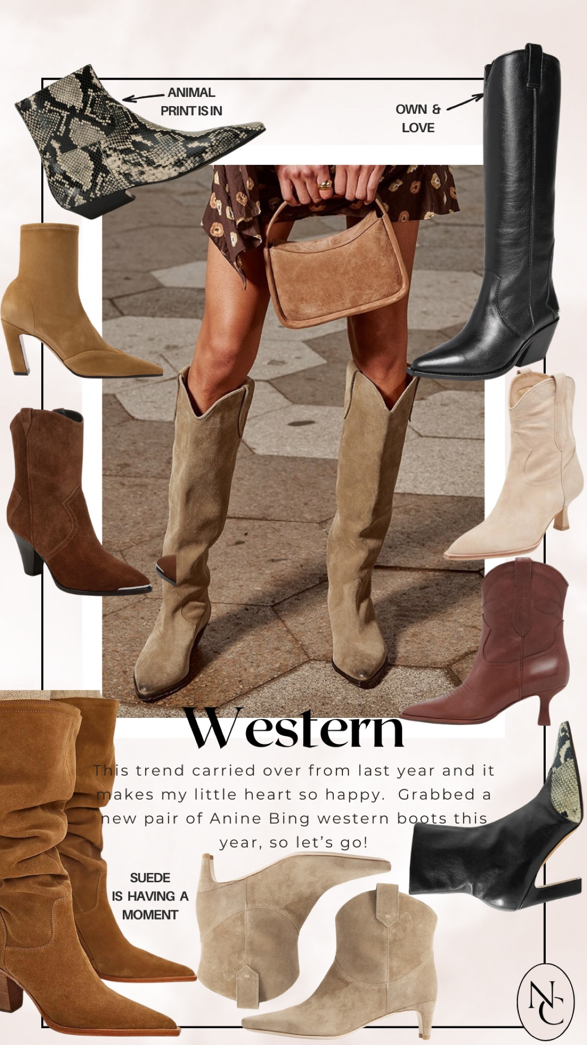 Love that this style continued this year, I like to add just a pop of the western vibe while still keeping it sleek!

Boots, western, style, fall fashion

#LTKOver40 #LTKShoeCrush #LTKStyleTip