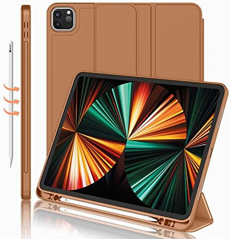 iMieet New iPad Pro 12.9 Case 2021(5th Gen) with Pencil Holder [Support iPad 2nd Pencil Charging/Pai | Amazon (US)