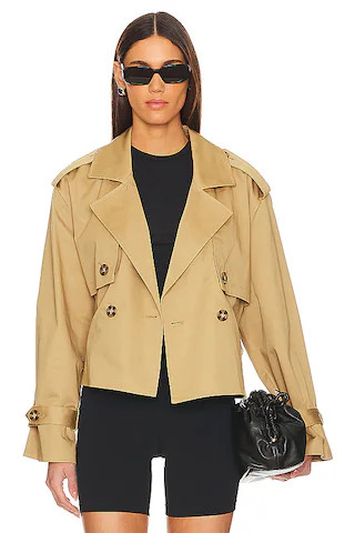 The Cropped Charles Trench Coat
                    
                    Favorite Daughter | Revolve Clothing (Global)