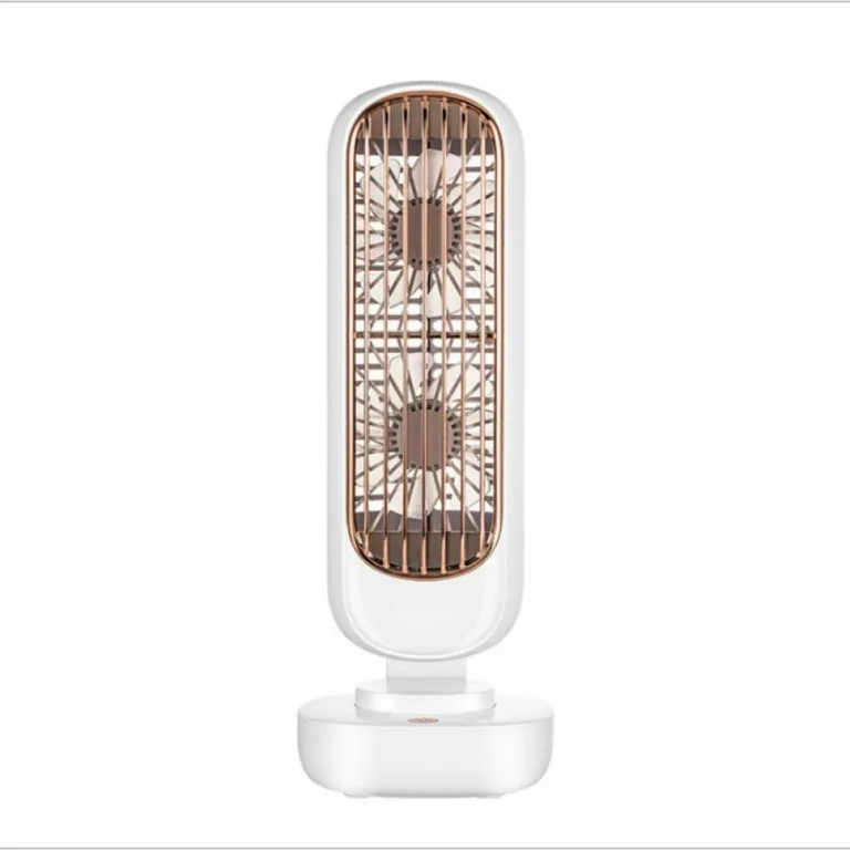 MOOSUP Cordless Rechargeable Oscillating Tower Fan, Retro Double-Leaf Tower Fan Office Desktop Fa... | Walmart (US)