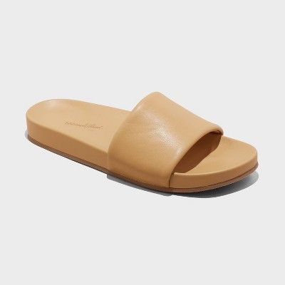 Women's Maya Footbed Sandals - Universal Thread™ Tan 5 | Target