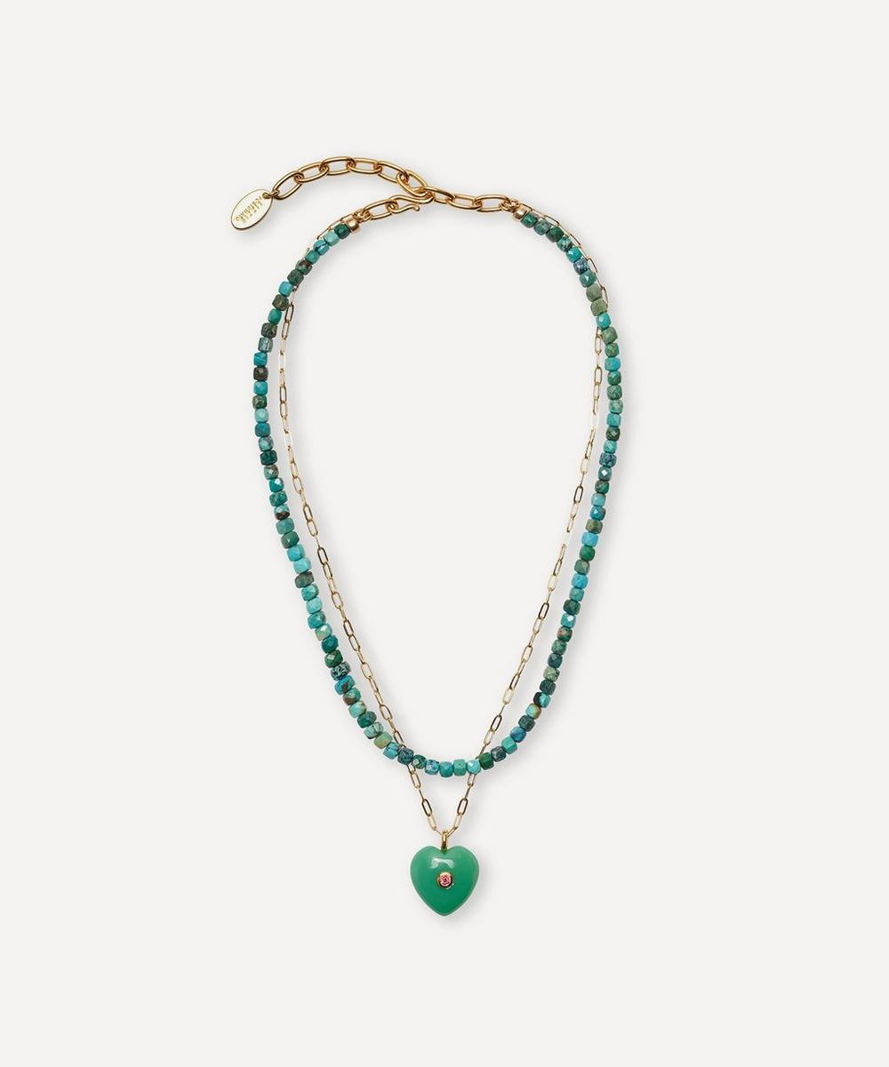 Lizzie Fortunato Lamai Necklace Green Luxury Gift | Liberty London (US)