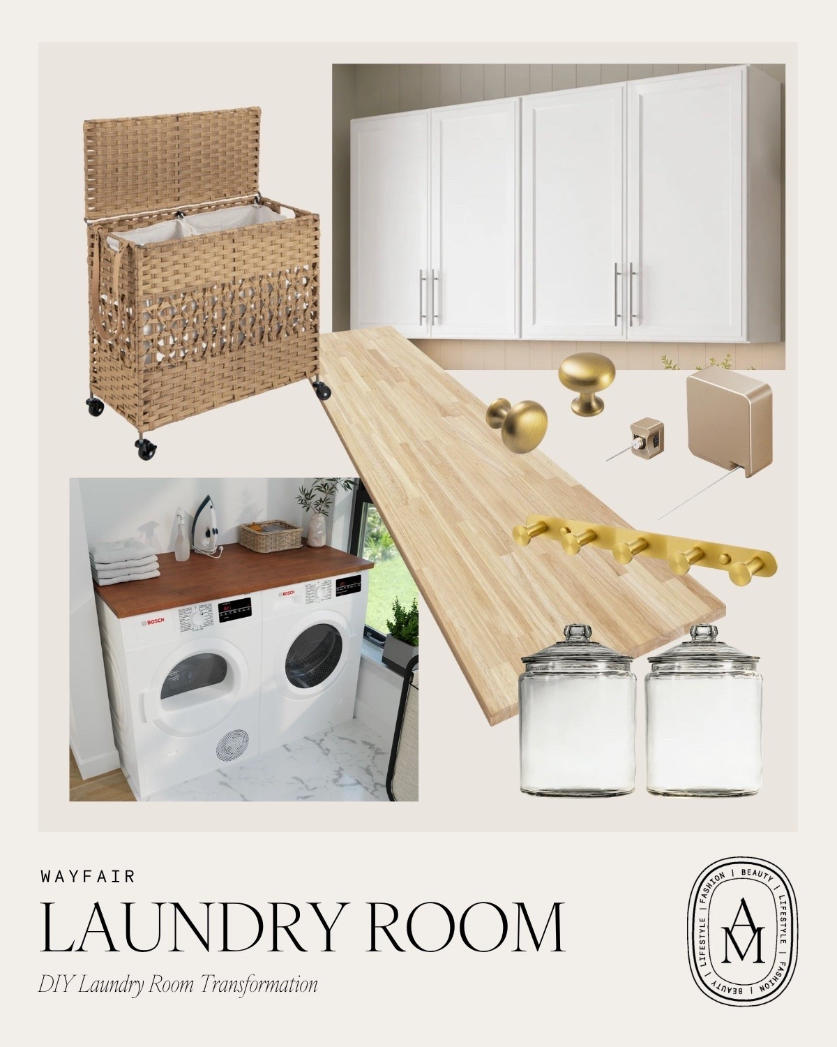 DIY laundry room upgrades, all inspired by Wayfair finds!! 🧺✨ A few simple updates made this space feel so much more organized, functional, and put together!

wayfair finds, wayfair home, laundry room makeover, laundry room diy, laundry room organization, laundry room storage, home organization, diy home projects, budget home upgrades, laundry room inspo

#LTKHome