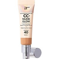 IT Cosmetics CC+ and Nude Glow Lightweight Foundation and Glow Serum with SPF40 32ml (Various Shades) - Neutral Tan | Look Fantastic (UK)
