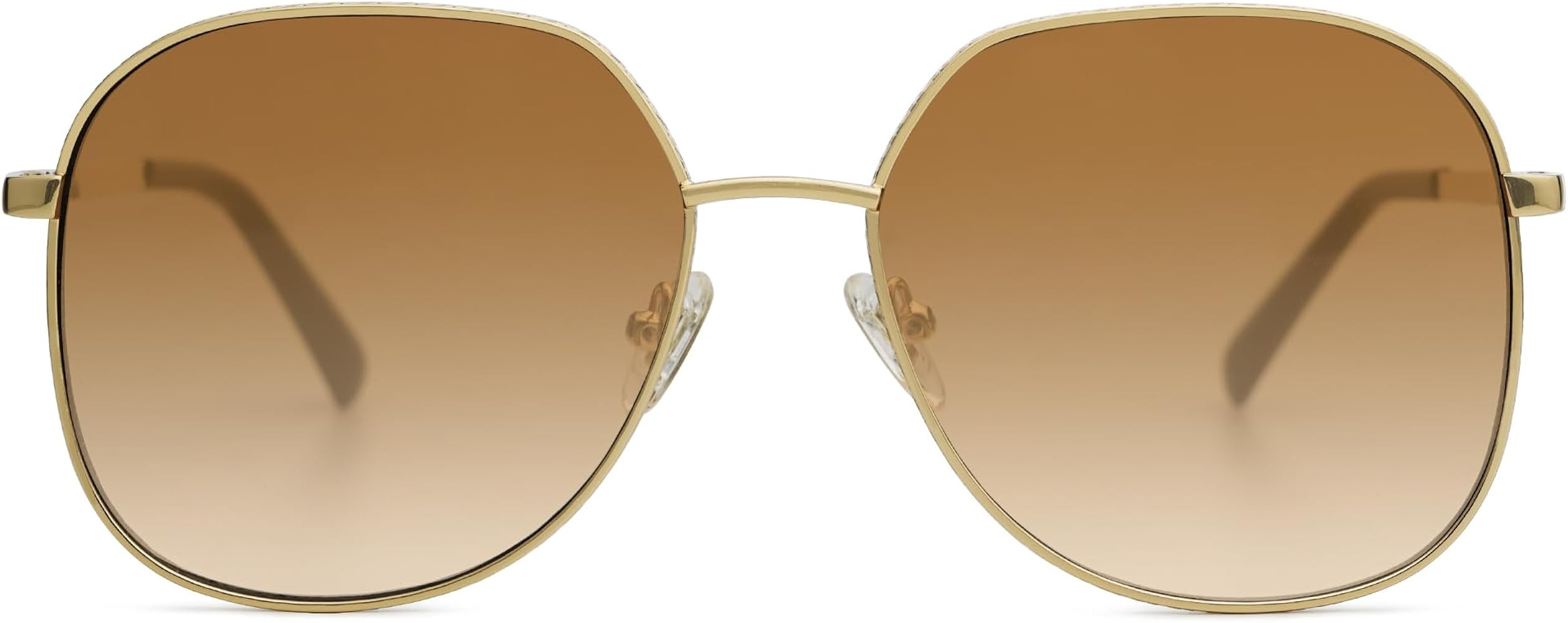 SOJOS Trendy Oversized Hexagonal Sunglasses for Women Men Stylish UV400 Sunnies with Spring Hinge... | Amazon (US)