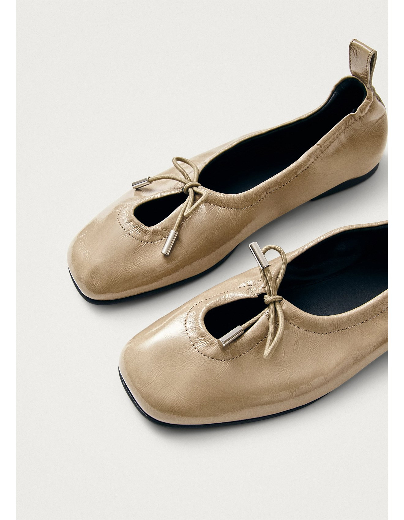 WOMEN's Rosalind Onix Beige Leather Ballet Flats | David Jones (Australia & New Zealand)