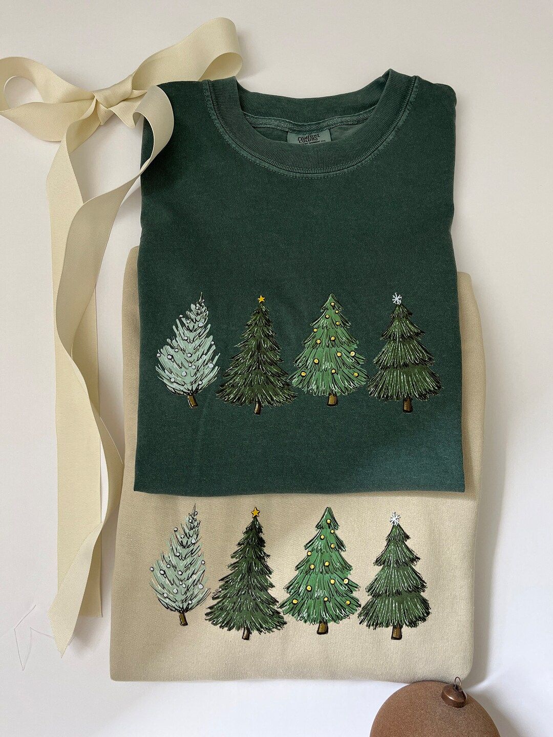 Christmas Sweatshirt Neutral Christmas Sweater Christmas - Etsy | Etsy (US)